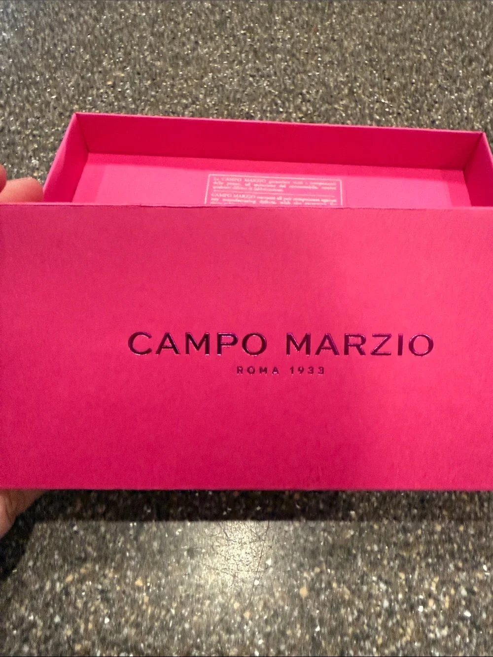 Campo Marzio Mipo Yellow Polka Dot Ballpoint Pen with Pink Gift Box